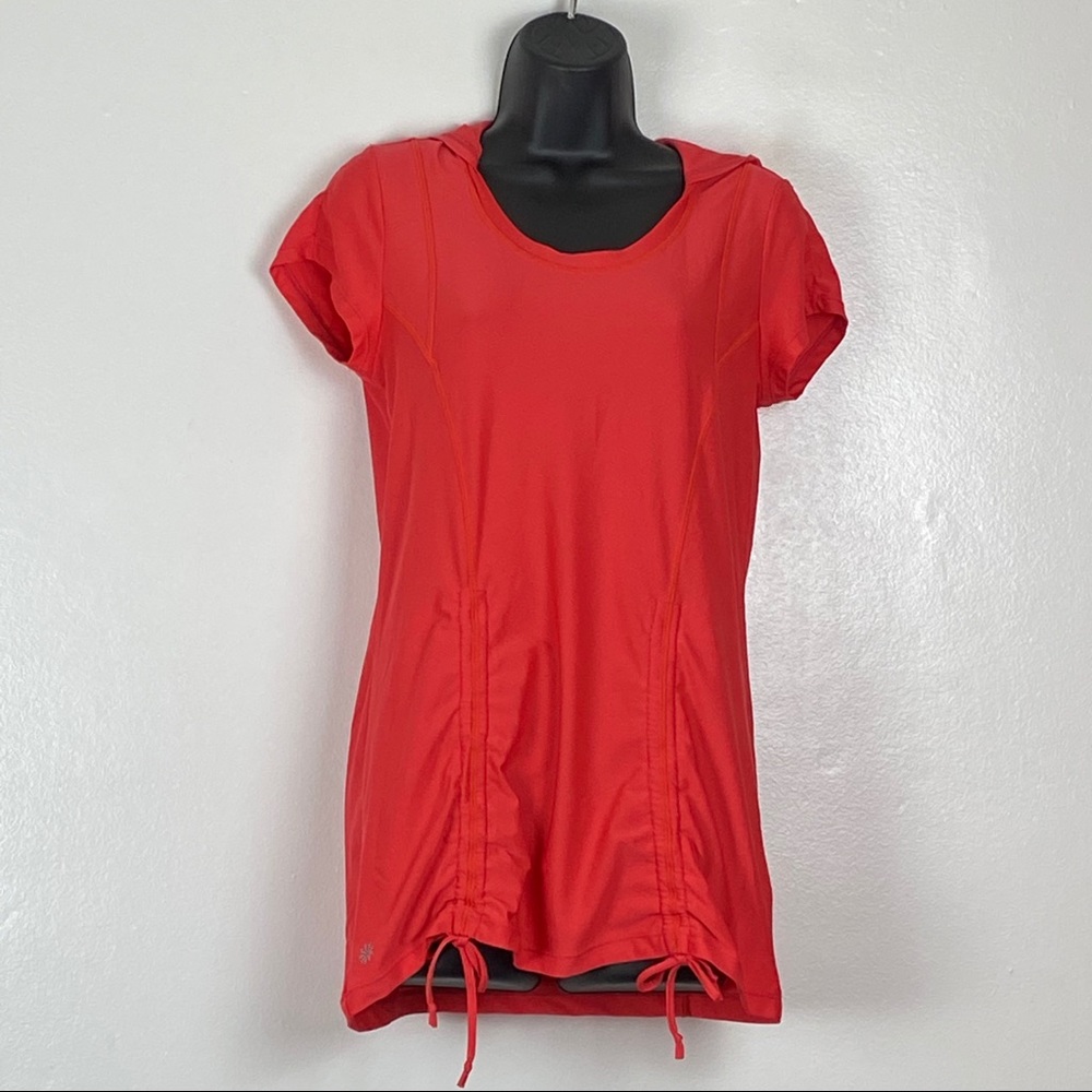 Athleta Rashed Guard Cover Sleeveless Hoodie Top M